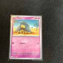 Abra 063/165 Reverse Holo MEWen 151 English Pokemon Card - NM - Image 1