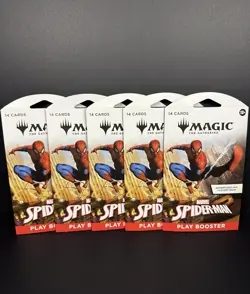 Magic: The Gathering Marvel Spider-Man Booster w/ Guaranteed Foil (5-Packs) - Image 1