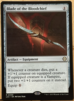 LIMITED EDITION Lost Caverns of Ixalan MtG Blade of the Bloodchief Unplayed NM - Image 1