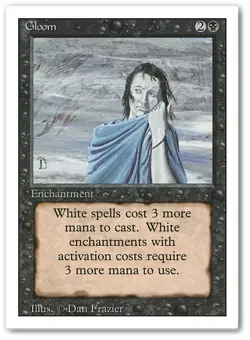 GLOOM x1 mtg VLP-NM 3rd Edition Revised 1 Unc - Image 1