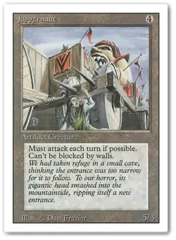 JUGGERNAUT x4 mtg MP 3rd Edition Revised 4 Unc - Image 1