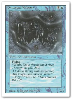 PHANTOM MONSTER x4 mtg VLP-NM 3rd Edition Revised 4 Unc - Image 1