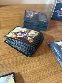 Mtg Magic lot of Sleeves & Deck Boxes Liliana Commander 60 80 100 Angel Flamingo - Image 3