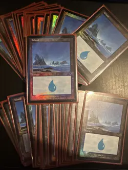 40x Foil Island (336) -Invasion John Avon MTG - Image 1