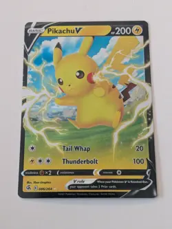 Pikachu V - 086/264 - Pokemon Fusion Strike Sword & Shield Ultra Rare Card NM - Image 1
