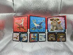 Japanese Pokemon Coris Soda Gum Sticker Sheet Latias Latios Terrakion Legendary - Image 1