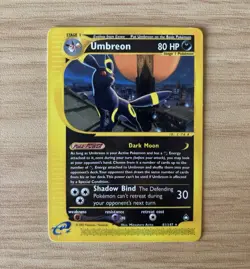 Pokemon TCG Umbreon 2002 Aquapolis Rare 41/147 E Reader Series - LP Vintage - Image 1