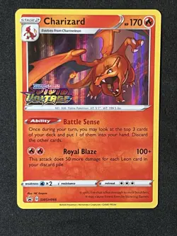 Charizard - SWSH066 - Prerelease Promo Pokemon SWSH Black Star Promo 🔥 - Image 1