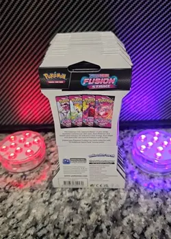 18x Fusion Strike Sleeved Booster Packs Half Booster Box Sword Shield Pokemon 🔥 - Image 4