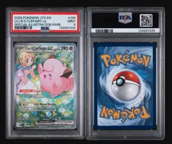 Pokemon TCG Lillie's Clefairy ex 184/159 Journey Special Illustration PSA 9 - Image 3