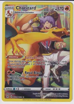 Charizard TG03/TG30 Swsh11: Lost Origin Trainer Gallery Holo Pokemon NM - Image 2