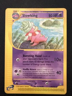 1x NM Slowking 34/147 Aquapolis Non-Holo Pokemon Card - Image 1