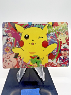 Pokemon Vintage Pocket Monsters Vending HOLO Prism Sticker 1999 Nintendo Japan - Image 2