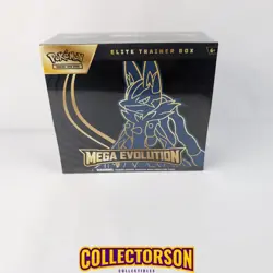 New Pokemon TCG: Mega Evolution Factory Sealed ETB Lucario - Image 1