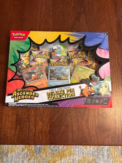 Pokemon TCG Mega Evolution Ascended Heroes First Partners Deluxe Pin Collection - Image 1