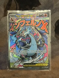 Pokemon ME: Mega Evolution Promo Mega Charizard X ex 023 - Image 1