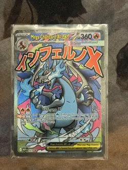 Pokemon ME: Mega Evolution Promo Mega Charizard X ex 023 - Image 3