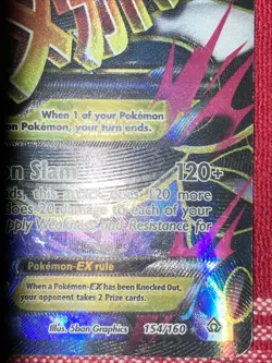 Pokemon TCG M Aggron EX (154 Full Art) #154/160 XY - Primal Clash - Image 5