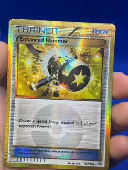 Pokemon XY Primal Clash Enhanced Hammer 162/160 Gold Secret Rare DMG/Creased - Image 2