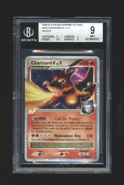 Charizard G LV.X 143/147 - Platinum Supreme Victors - BGS 9 Pokemon - Image 1