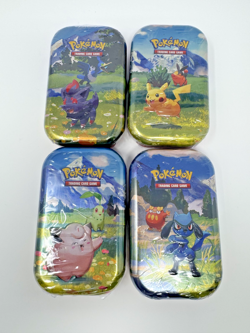 Pokemon TCG Mega Evolution Ascended Heroes Mini Tins Factory Sealed Lot Of 4 - Image 1