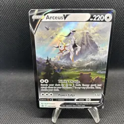 Pokemon Sword & Shield Arceus V SWSH204 Black Star Promo - Image 1