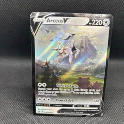 Pokemon Sword & Shield Arceus V SWSH204 Black Star Promo - Image 2
