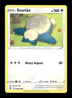 Pokemon Fusion Strike SNORLAX 206/264 - Image 1