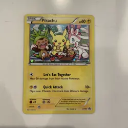 Pokemon TCG XY Black Star Promo Holo Pikachu XY95 Rare READ! - Image 1