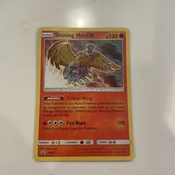2016-19 Pokemon SM Black Star Promos Shining Ho-Oh #SM70 Rare - Image 1