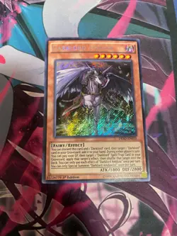 YUGIOH - DARKLORD AMDUSC - SECRET RARE - DESO - 1ST ED - NM - Image 1