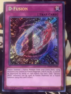 Yugioh: D-Fusion - DESO-EN008 - Secret Rare - 1st Edition - LP - Image 1