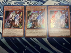 Yugioh Ghost Ogre & Snow Rabbit Secret Rare RA04-EN015 x3 - Image 1