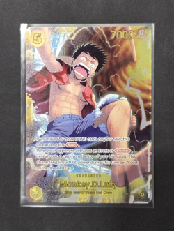 Bandai One Piece Monkey D. Luffy OP15-119: Sky Island Rush Foil SR 7000 EN - Image 1