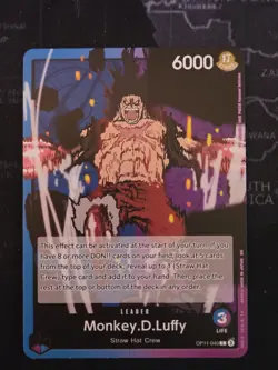 Monkey.D.Luffy OP11-040 - One Piece TCG - NM Near-Mint English Leader - Image 1