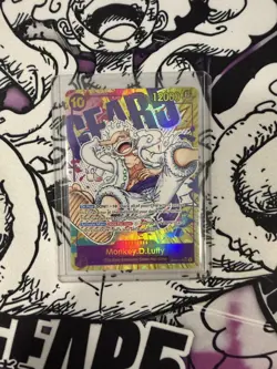 One Piece TCG OP05-119 Monkey D. Luffy Gear 5 Parallel SEC Alt Art English - Image 1