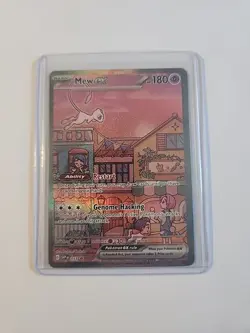 Mew ex SVP 053 Pokemon TCG Scarlet Violet 151 Black Star Promo Full Art Card - Image 1