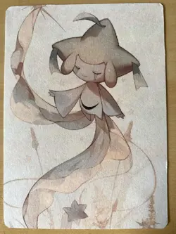 Japanese ART STYLE Jirachi Fan Full Art Pokemon Custom Card/perfect bookmark - Image 1