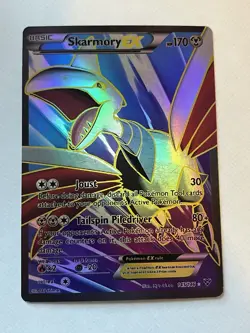 Skarmory EX (145 Full Art) Ultra Rare Holo XY Base Set 145/146 LP Pokemon TCG - Image 1