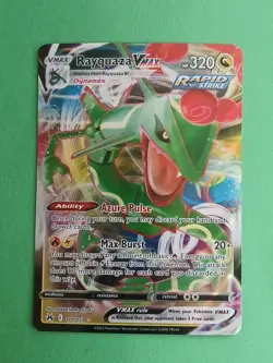 Pokemon Sword & Shield Crown Zenith Rayquaza VMAX 101/159 Ultra Rare - Image 1