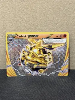 Pokemon TCG Carbink BREAK 51/124 XY Fates Collide Rare BREAK Holo MINT - Image 1