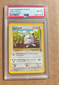 2000 Pokemon Black Star Promo #7 - PSA NM-MT 8 - JIGGLYPUFF - Image 1