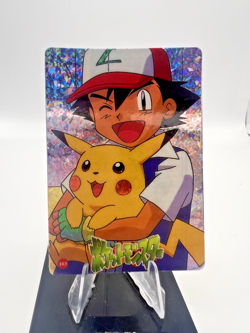 Pokemon Vintage Pocket Monsters Vending HOLO Prism Sticker 1999 Nintendo Japan - Image 1
