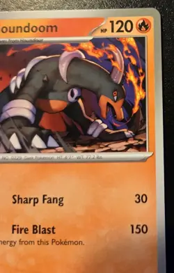 Houndoom 034/198 Common Scarlet & Violet Pokemon TCG - Image 3