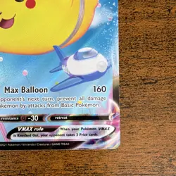 Pokemon TCG Pikachu VMAX Full Art Ultra Rare Holo 044/185 Swsh04: Vivid Voltage - Image 3
