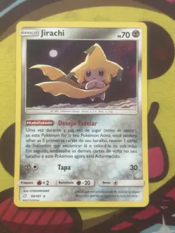 Pokemon SPANISH Jirachi Holo Rare 99/181 - SM Team Up - Excellent - Image 1