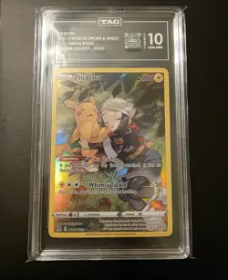 Pokemon TCG Pikachu Lost Origin Trainer Gallery TG05/TG30 Holo Ultra Rare Tag 10 - Image 1