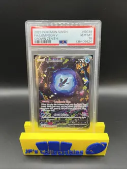 2023 Pokemon SWSH Crown Zenith Lumineon V #GG39 Galarian Gallery Full Art PSA 10 - Image 1