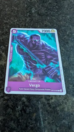 OP12-064 Vergo : Common English One Piece TCG Card : OP12: Legacy of the Master - Image 1