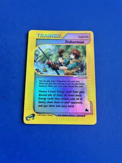Pokemon Fisherman 125/144 HOLO Trainer Card - Image 1